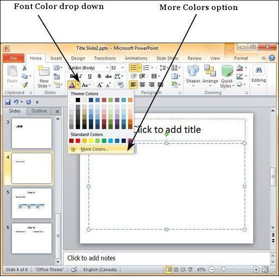 Change Text Color In Powerpoint MEGATEK ICT ACADEMY