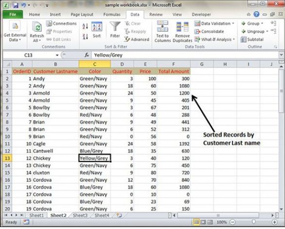 How To Keep Multiple Rows Together When Sorting In Excel