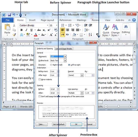 Set Line Spacing In Microsoft Word MEGATEK ICT ACADEMY