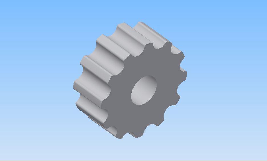How To Model A Simple Gear With Autodesk Inventor.