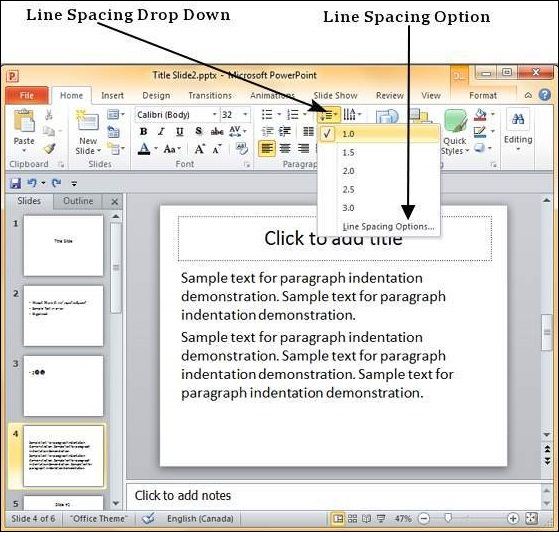 Set Line Spacing In Powerpoint MEGATEK ICT ACADEMY