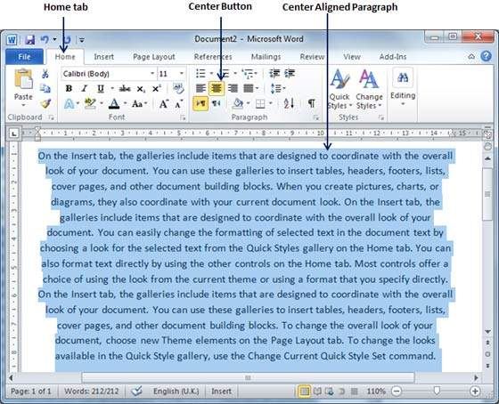 Text Alignments In Microsoft Word MEGATEK ICT ACADEMY