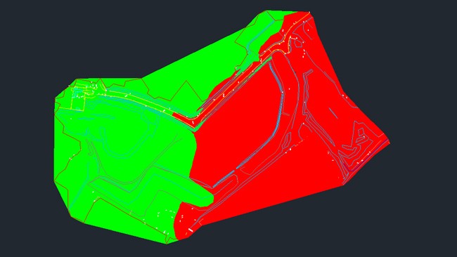 Capabilities of Civil 3D surface analysis